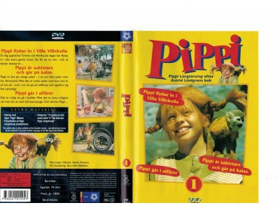 Pippi Långstrump 1  DVD 